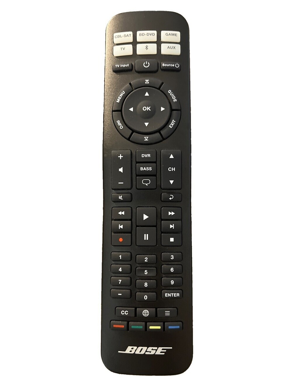 Bose RC-PWS II URC-15U Black Wireless Universal Remote Control